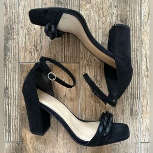 Nicole Miller Suede Heels